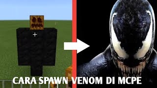 Cara spawn VENOM di mcpe