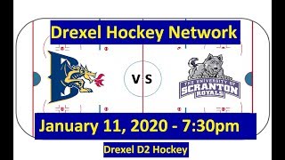 Drexel University (D2) vs. University of Scranton Hockey: January 11, 2020 - 7:30pm
