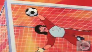 Oliver Atom mete a la porteria a Richard Tex Tex (Tiro con efecto)