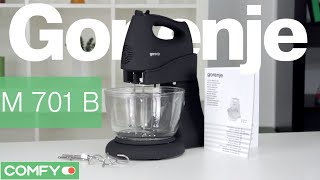 Gorenje M 701 B - Миксер с подвижной чашей - видеодемонстрация от Comfy.ua