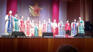 Детский фольклорный ансамбль "Забава" "Песни крылатые"г. Саянск 2014 г..
