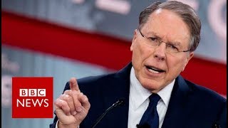 NRA head: Gun control advocates 'exploiting' Florida tragedy - BBC News