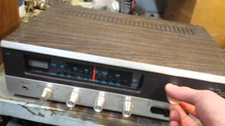 Lafayette LR-100 stereo test after deoxidizing