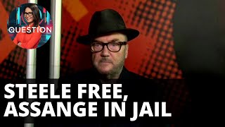 Christopher Steele free, Assange suffers in jail – Galloway