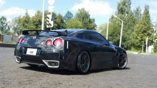Тест-драйв Nissan GT-R, дрифт