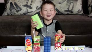 СОК ЧЕЛЛЕНДЖ от Kids Damir Show УГАДАЙ ВКУС СОКА Juice Challenge