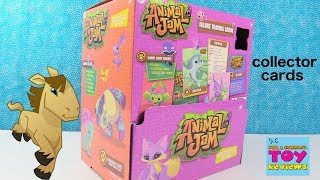 Animal Jam Deluxe Trading Cards Figure Pack Opening Toy Review | PSToyReviews