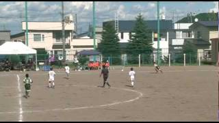 札幌市サッカー少年団U-10全市大会2回戦　ｺﾝｻﾄﾞｰﾚ vs ｱﾝﾌｨﾆ
