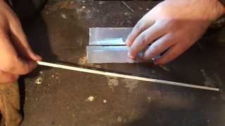 Aluminum welding electrodes for aluminum. Сварка алюминия электродами по алюминию.