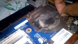 Limpiando ventilador HP 530