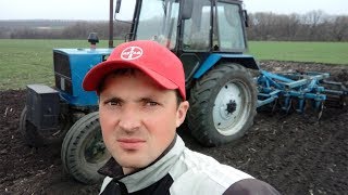 ЮМЗ-6 с аг-2,4 - заделка развальных борозд  #СельхозТехника ТВ