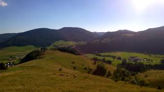 Gleitschirm im Bernau. Параплан в Германии. В Шварцвальде. Бернау . 2016-9
