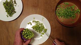 HOW TO BIAS CUT ASPARAGUS FOR FRYING
