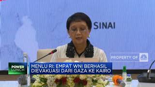 Menlu RI: Empat WNI Berhasil Dievakuasi Dari Gaza ke Kairo