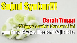 PENGIDAP DARAH TINGGI WAJIB HATI-HATI... CUKUP PAKAI INI TENSI AKAN STABIL SELAMANYA
