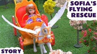 Sofia The First Flying Royal Frozen Rescue Thomas and Friends Track Hello Kitty Toy Train Elsa Anna