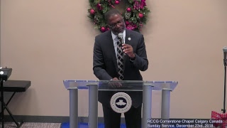 RCCG Cornerstone Chapel Calgary Canada Sunday Service, December 23rd, 2018