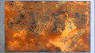 RUST ART - Abstract art with real rust - xxl-art.de