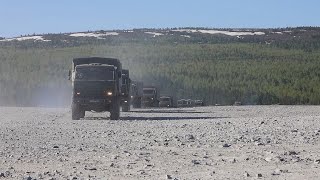 Отправка подразделений сводного отряда Минобороны России из Красноярского края в пункты базирования