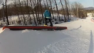 Freeskiing: Basic rail Tricks
