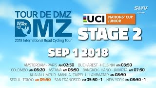 [LIVE] Tour de DMZ 2018 Stage 2 / UCI Men Junior Nations' Cup / 투르드DMZ 2018 스테이지 2 생중계 (김포-연천)