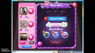 Candy Crush Level 2033 Audio Talkthrough, 14 Moves 0 Boosters