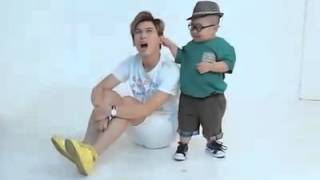 Mr ?? v?i Kutin cute ph� mai que ??