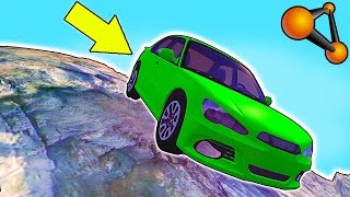 СМОЖЕТ ЛИ МАШИНА СПУСТИТЬСЯ ПО ХРЕБТУ СКАЛЫ БЕЗ ПОВРЕЖДЕНИЙ В BEAMNG DRIVE