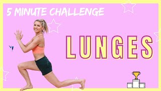 LUNGE CHALLENGE - sculpt and tone lower body
