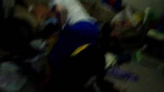 younger brother beats up older sister