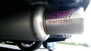 BE5　STIゲノムマフラー　水温低温時