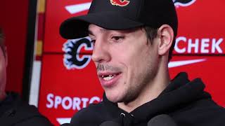 Flames on Giordano injury