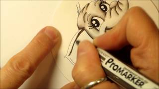 Colouring with Promarkers and Card Design