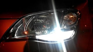 Ssangyong Korando - замена лампочек габаритов. Саньенг Корандо