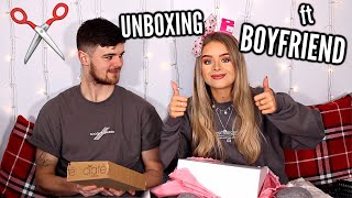 PR PACKAGES UNBOXING WITH MY BOYFRIEND!!