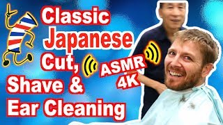 Classic Japanese ASMR Barber - Ron's First Visit