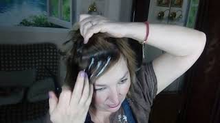 Супер-легкий способ домашнего мелирования .An easy way to dye your hair