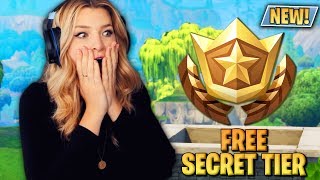 HOW TO GET A FREE SECRET BATTLE PASS TIER (Fortnite: Battle Royale) | KittyPlays