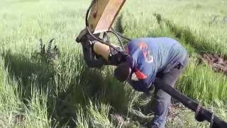 Гидровращатель Delta RD 8 + KOMATSU WB93S-5