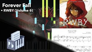 Forever Fall - RWBY Volume 6 [Piano Tutorial + MIDI] (Synthesia) // Pianobin