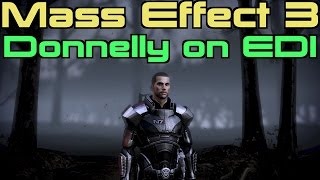 Mass Effect 3: Ship conversations, Donnelly on EDI