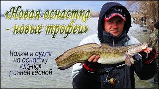Налим и судак на оснастку Jig-rig ранней весной - "Новая оснастка - новые трофеи"