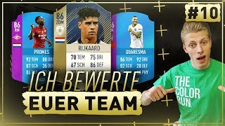 FIFA 18: Ich BEWERTE eure HYBRID TEAMS ?? ft  ICON Rijkaard + SBC Quaresma ? Folge 10