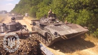 Висування механізованої колони БМП-1 і БМП-2 72-ї ОМБр ЗСУ. Хлібодарівка