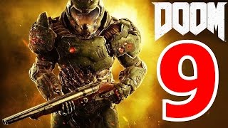 Прохождение Doom 4 (2016). Уровень 9.  Лаборатория "Лазарь". "КАК ПОБЕДИТЬ КИБЕРДЕМОНА"