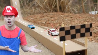 APRENDA A FAZER UMA PISTA DE PAPELÃO PRA CARRINHOS HOT WHELLS - DIY TUTORIAL PAPELÃO