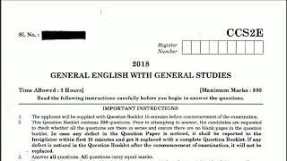 Tnpsc Group 2 official English answer key 2018