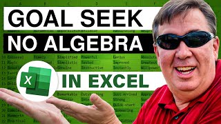 Goal Seek Replaces Algebra - 2283