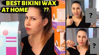BEST DRUGSTORE BIKINI WAX IN THE US| DIRTY TRICK TO MAXIMIZE USING WAX | PROFESSIONAL AT HOME WAXING