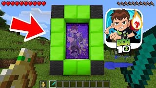 HOW TO MAKE A PORTAL TO THE BEN 10 DIMENSION - MINECRAFT BEN 10